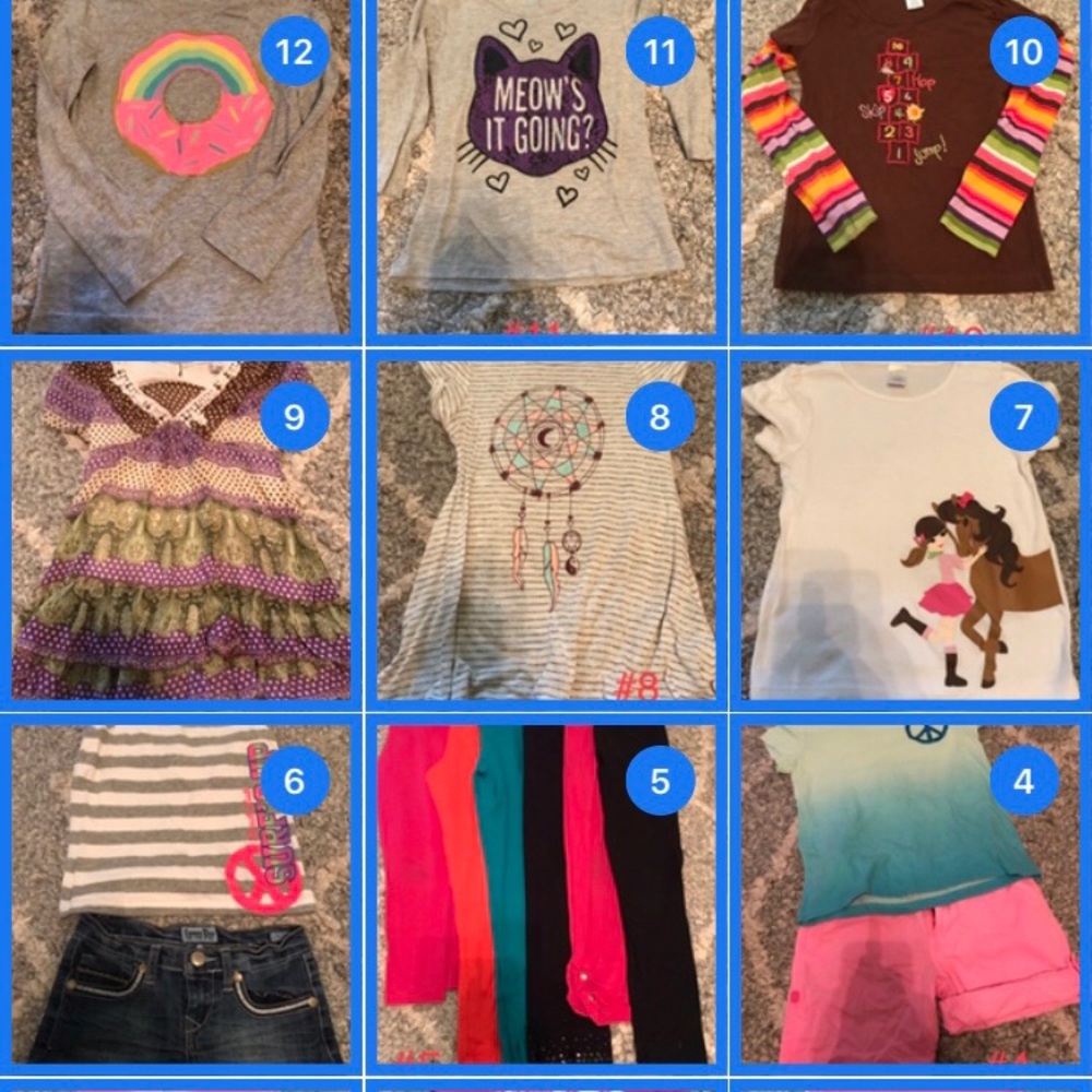 Girls bundle lot size 7/8